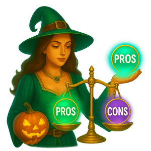 Halloween Fortune Cash Collect pros cons