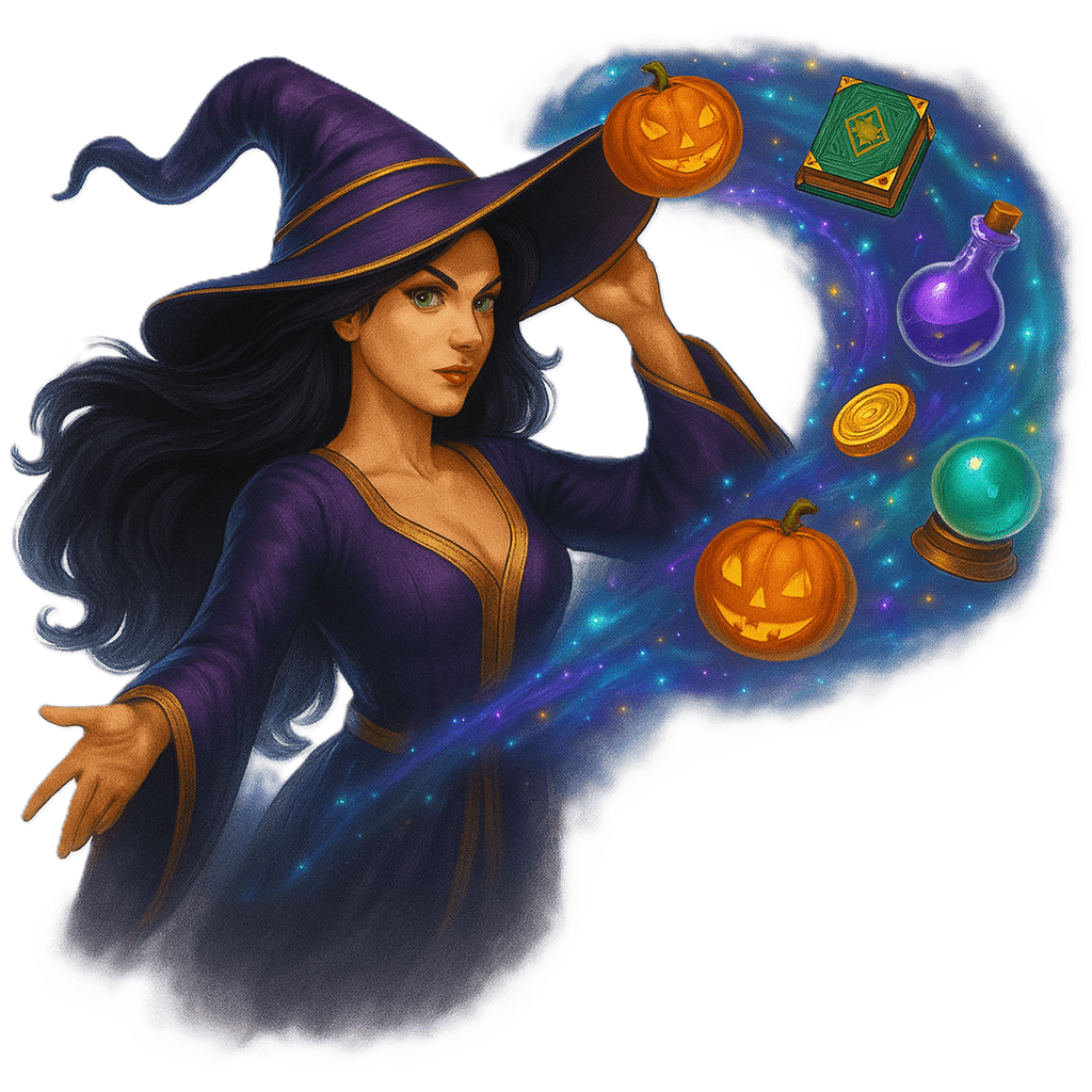 Grafica slot Halloween Fortune