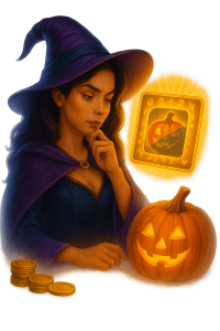 Halloween Fortune Scratch review art