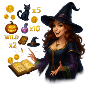 Simboli tabella pagamenti Halloween Fortune