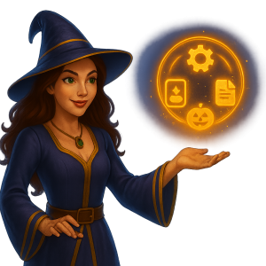 Halloween Fortune installation guide visual